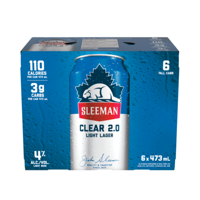 Sleeman Premium Light Lager (ID required at pick-up) 6x473.0 ml, $3.67/100ml