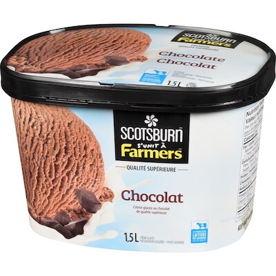 Crème glacée au chocolat Scotsburn