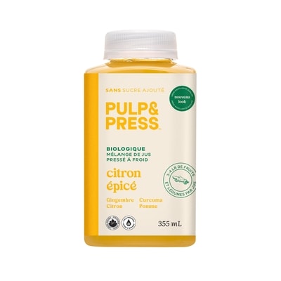Pulp and Press Citron épicé - Mélange de jus pressés à froid 355 ml, 2,05 $/100ml