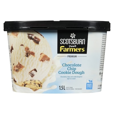 Premium Chocolate Chip Cookie Dough Ice Cream 