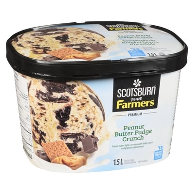 Premium Peanut Butter Fudge Crunch Ice Cream
