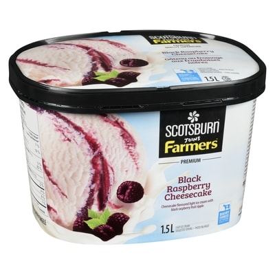 Premium Black Raspberry Cheesecake Ice Cream