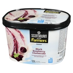Scotsburn Premium Black Raspberry Cheesecake Ice Cream - 1.5 l