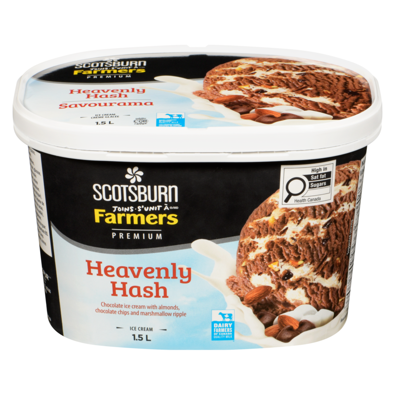 アイスエイジほぼハーフコンプリート Scotsburn Premium Heavenly Hash Ice Cream - 1.5 l | Dominion
