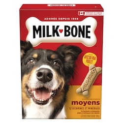 Milk-Bone Biscuits moyens pour chien, saveur originale 900 g, 0,50 $/100g