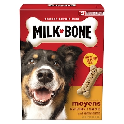 Milk-Bone Biscuits moyens pour chien, saveur originale 900 g, 0,55 $/100g