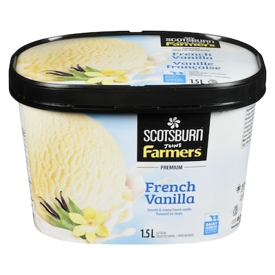 Scotsburn Premium French Vanilla Ice Cream    1.5 l, $0.43/100ml
