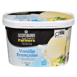 Scotsburn Crème glacée à la vanille française Scotsburn 1.5 l, 0,27 $/100ml