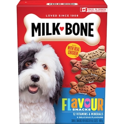 Milkbone Flavour Snacks Small Assorted Meat Flavours Dog Biscuits  800 g, $0.62/100g