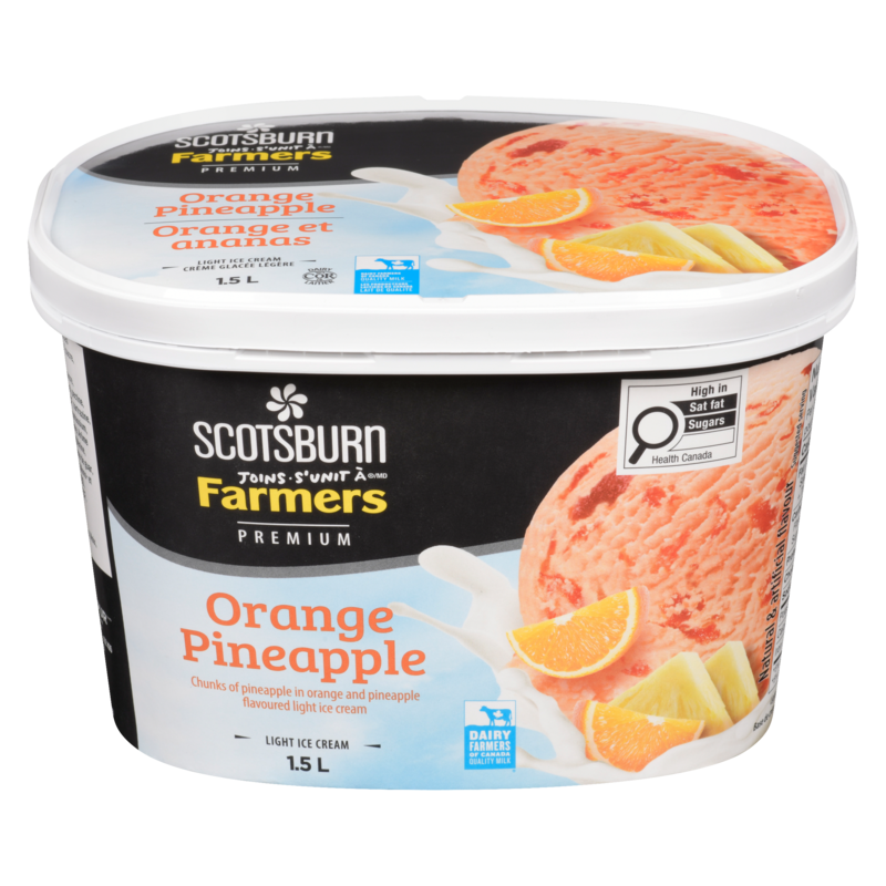 Scotsburn Orange Pineapple Premium Ice Cream - 1.5 l | Atlantic