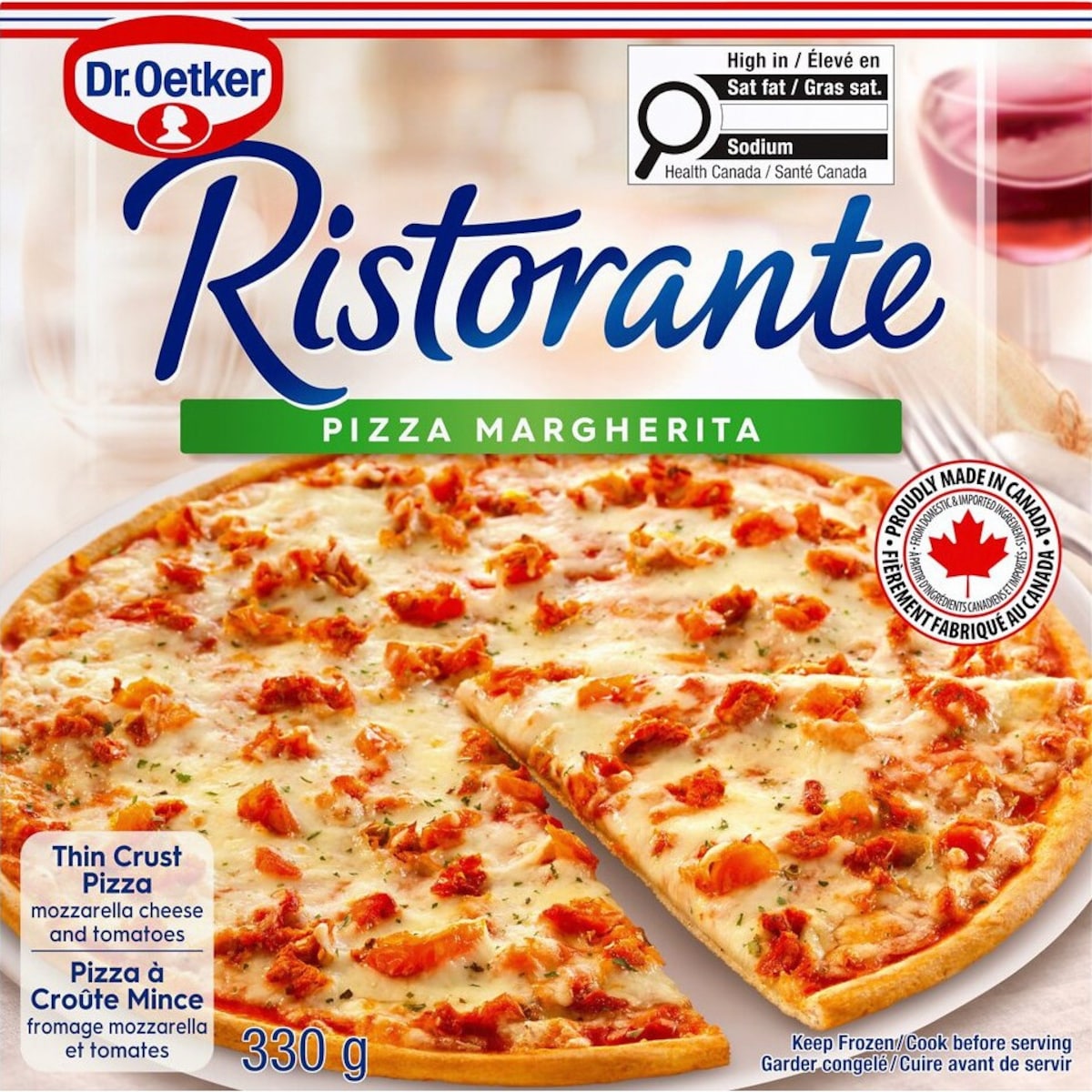 Dr. Oetker Ristorante Thin Crust Pizza, Margherita