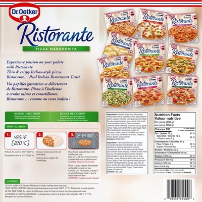 Ristorante Thin Crust Margarita Pizza