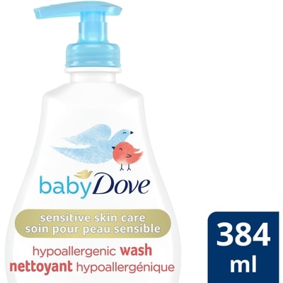 Dove Baby Wash For Moisturized Skin Rich Moisture Hypoallergenic 384 ml, $1.98/100ml