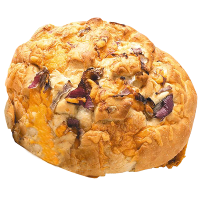 null Bread, Sourdough , Onion Cheese Unsliced 675 g, $0.86/100g
