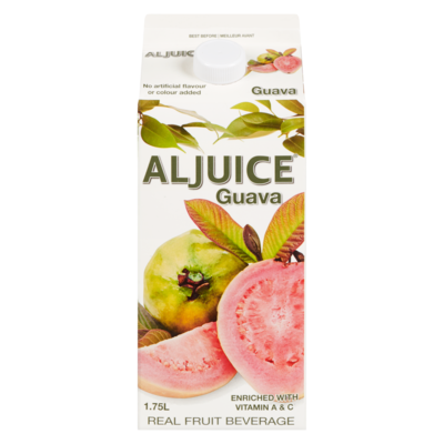 Alphonso Guava Real Fruit Beverage 1.75 l, $0.20/100ml