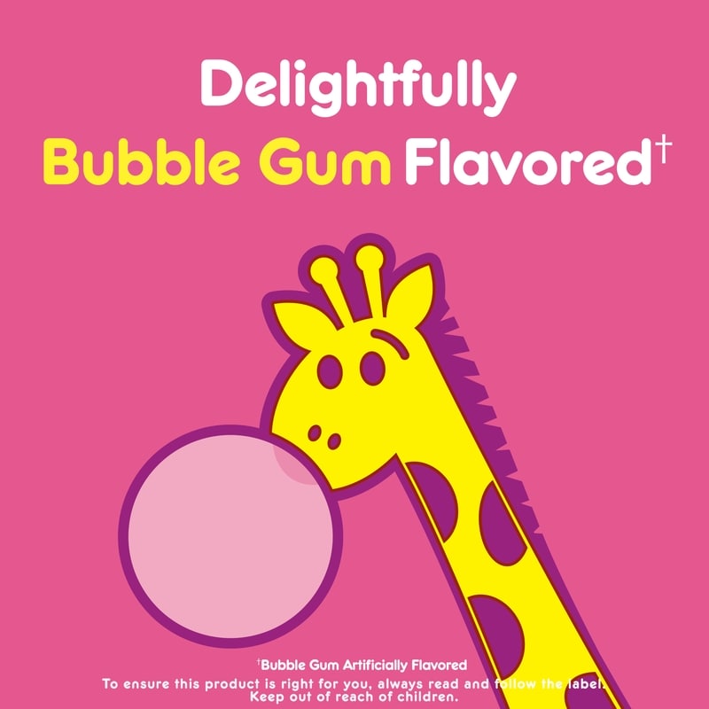 Junior Chewables | Bubble Gum Flavour | 24 Chewables