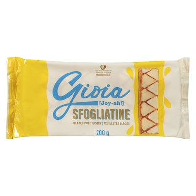 Gioia Sfogliatine Glazed Puff Pastry 200 g, $2.00/100g