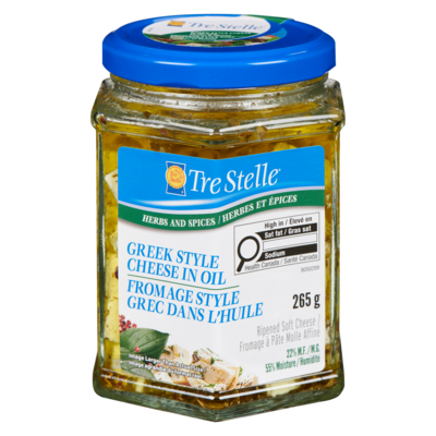 Tre Stelle Feta Fromage dans l'Huile avec Herbes & Épices 265 g, 3,58 $/100g