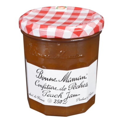 Bonne Maman Confiture aux pêches 250 ml, 2,80 $/100ml
