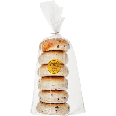 null Bagel, Blueberry 6-pack 6x648.0 g, $0.69/100g