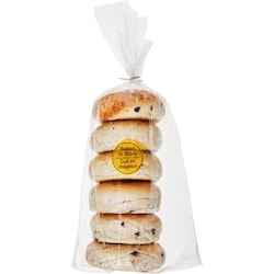 null Bagel, bleuet paquet de 6 6x96.0 g, 0,87 $/100g