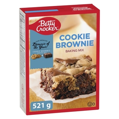 Betty Crocker Cookie Brownie Baking Mix 521 g, $0.77/100g