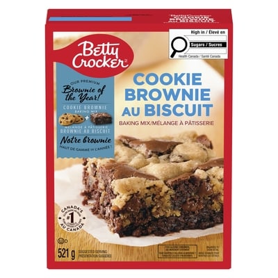 Mélange à brownie au biscuit
