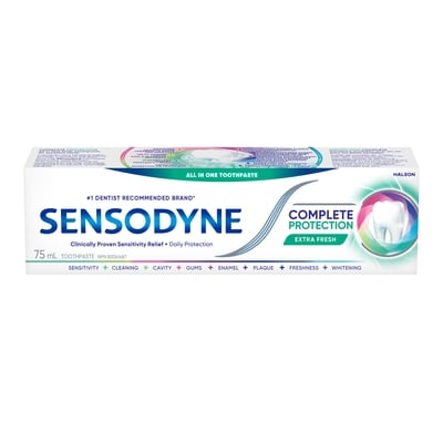 Sensodyne Complete Protection Extra Fresh Toothpaste 75 ml, $12.39/100ml