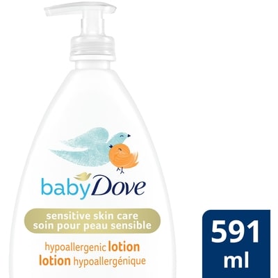 Dove Baby Lotion Fragrance Free Moisture Hypoallergenic Body Lotion 591 ml, $2.03/100ml