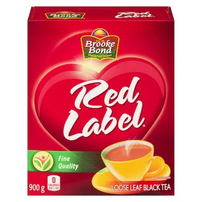 Brooke Bond Red Label Black Tea 900 g, $1.11/100g