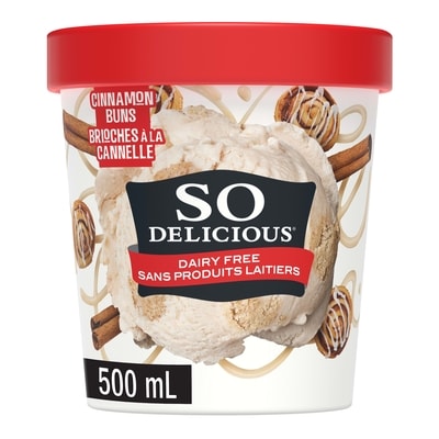 So Delicious Dairy Free Cashew-Based Frozen Dessert,Cinnamon Cookie Dough 500 ml, $1.30/100ml