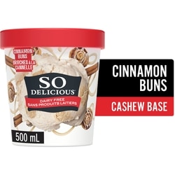 Dairy Free Cashew-Based Frozen Dessert, Cinnamon Cookie Dough