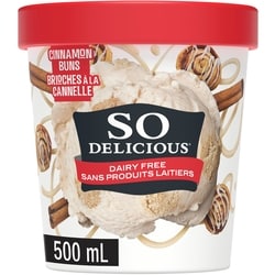 So Delicious Dairy Free Cashew-Based Frozen Dessert, Cinnamon
