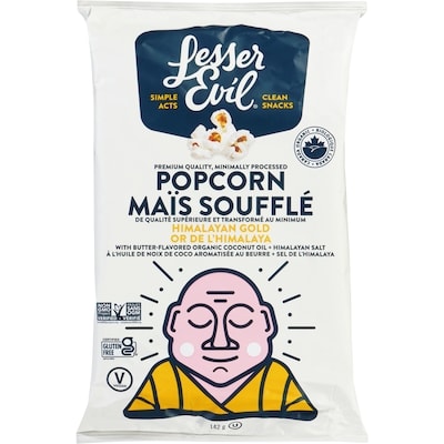 LesserEvil Maïs soufflé Himalayan Gold de Buddha Bowl 142 g, 4,22 $/100g