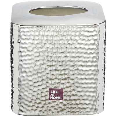 Life at Home Tissue Box, Hammered Metal 1 ea, $15.99/1ea