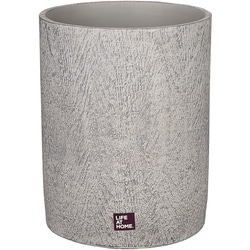 Life at Home Waste Bin, Grey Wood 1 ea, $40.00/1ea