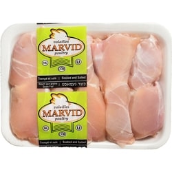 Volaille Marvid Viande De Cuisses De Poulet, Barquette 24,23 $/1kg 10,99 $/1lb