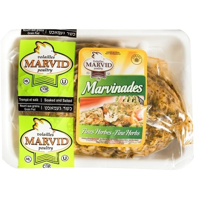 Marvid Poultry Kosher Cut Up Chicken Four Herbs $12.76/1kg $5.79/1lb