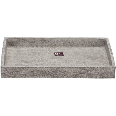 Life at Home Tray, Grey Wood 1 ea, $8.00/1ea