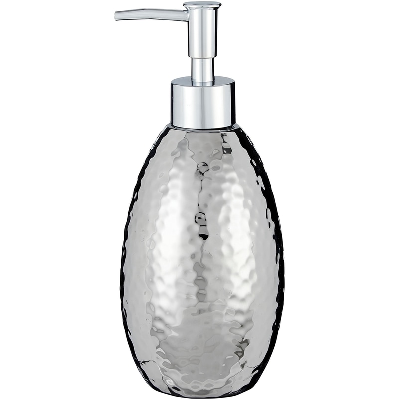 Soap Dispenser, Hammered Metal