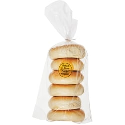 null Bagels nature paquet de 6 6x82.0 g, 1,02 $/100g