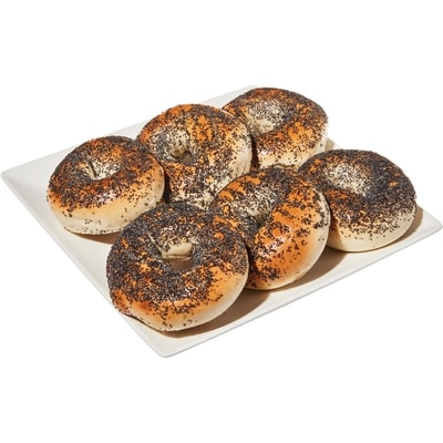 null Bagels, Poppy Seed 6 Pack 490 g, $1.02/100g