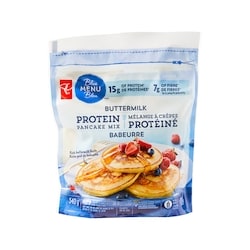 PC Menu Bleu Mélange à crêpes protéiné au babeurre  340 g, 1,62 $/100g