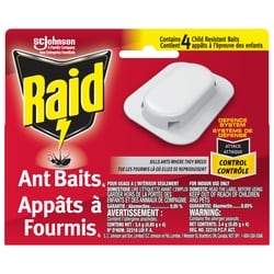 Raid Insecticide Appâts à fourmis Double action 4x4.0 ea, 1,75 $/1ch