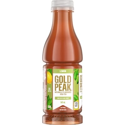 Gold Peak Lemon Sweetened Tea Bottle 547 ml, $0.73/100ml