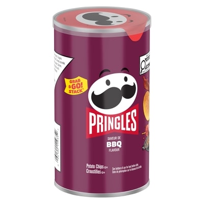 Pringles Potato Chips, BBQ Flavour, 68 g, $2.19/100g
