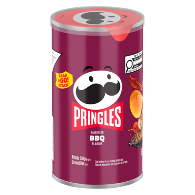 Pringles Grab & Go! BBQ Flavour 68 g, $2.19/100g