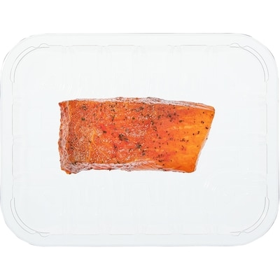 null Fresh Atlantic Salmon Portion, Maple BBQ Seasoning 1 ea