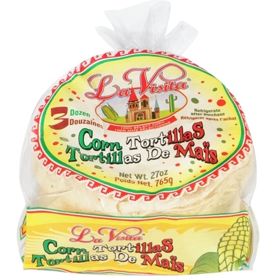 null Tortillas Corn 765 g, $0.59/100g