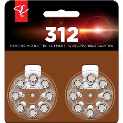 President's Choice Hearing Aid Batteries, Size 312 1 ea, $1.25/1ea